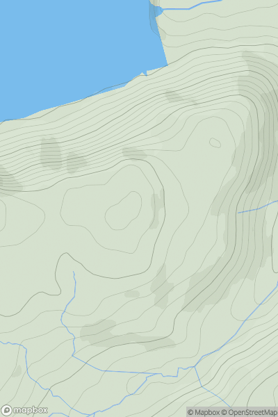 Thumbnail image for Naddle Low Forest showing contour plot for surrounding peak