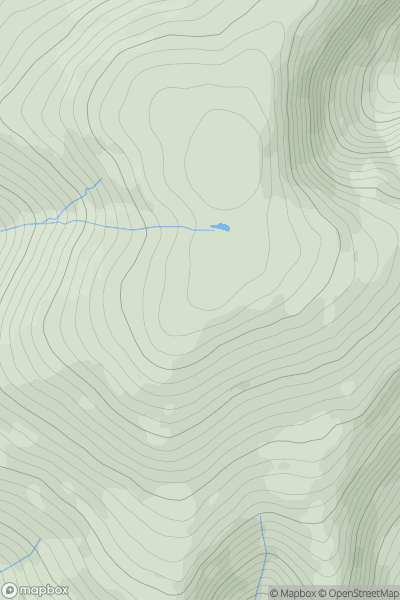 Thumbnail image for Black Combe South Top showing contour plot for surrounding peak