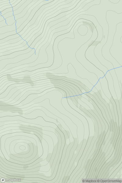 Thumbnail image for Demming Crag showing contour plot for surrounding peak