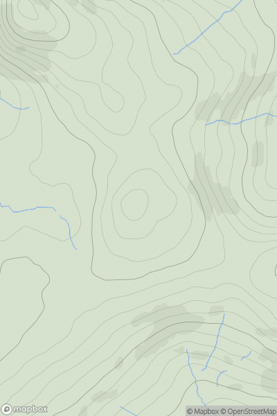 Thumbnail image for Birker Fell - White How showing contour plot for surrounding peak