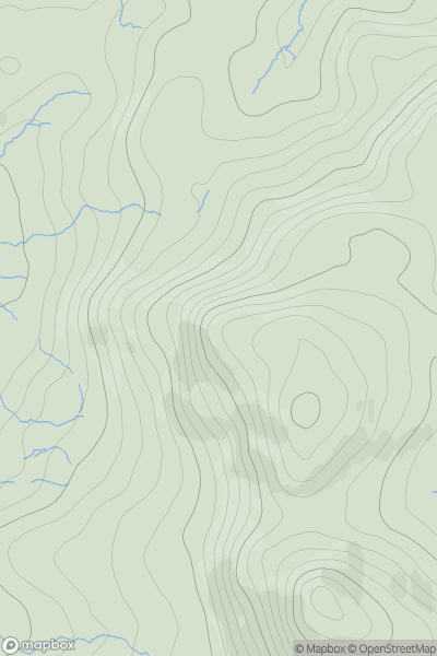 Thumbnail image for Great Whinscale showing contour plot for surrounding peak