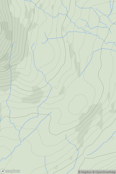 Thumbnail image for High Pike Haw showing contour plot for surrounding peak