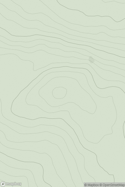 Thumbnail image for Meall Dearg Far West Top showing contour plot for surrounding peak