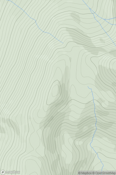 Thumbnail image for Stuc a' Chroin West Top showing contour plot for surrounding peak