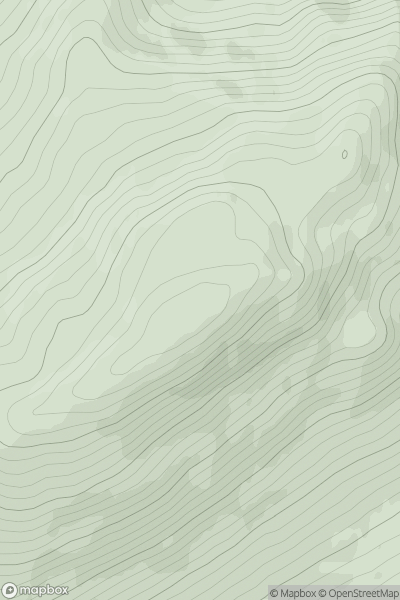 Thumbnail image for Beinn Fuath showing contour plot for surrounding peak