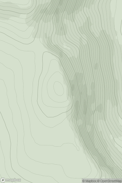 Thumbnail image for Stuc Gharbh showing contour plot for surrounding peak