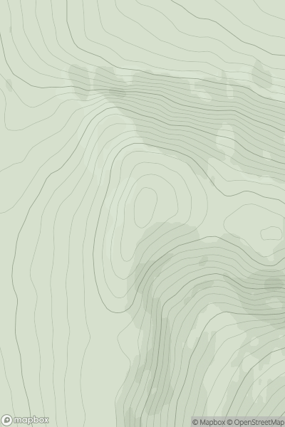 Thumbnail image for Creagan nan Sgiath showing contour plot for surrounding peak