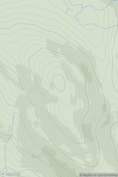 Thumbnail image for Parlan Hill showing contour plot for surrounding peak