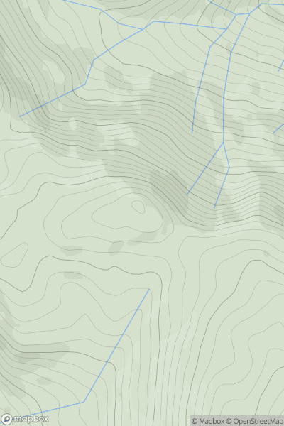 Thumbnail image for Maol an Fhithich showing contour plot for surrounding peak