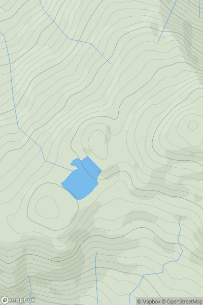 Thumbnail image for Ben Glas showing contour plot for surrounding peak