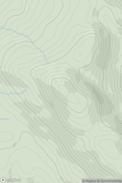 Thumbnail image for Stuc Odhar showing contour plot for surrounding peak