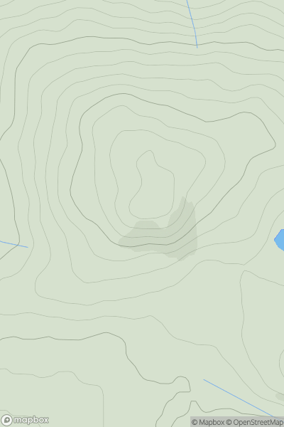 Thumbnail image for Maol Breac showing contour plot for surrounding peak