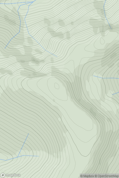 Thumbnail image for Balcnock showing contour plot for surrounding peak