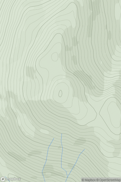 Thumbnail image for Ben Reoch showing contour plot for surrounding peak