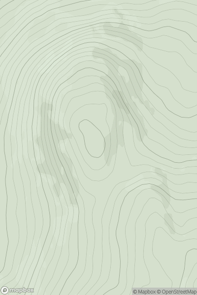 Thumbnail image for Sron Eanchainne showing contour plot for surrounding peak