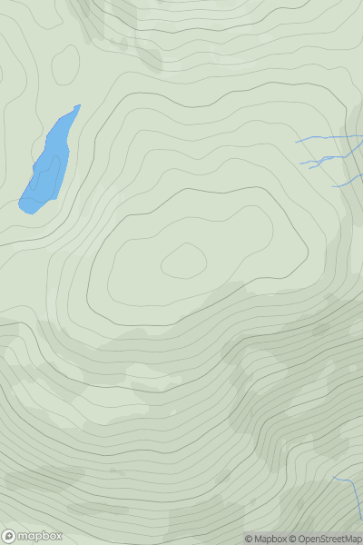 Thumbnail image for Beinn Mhic na Ceisich showing contour plot for surrounding peak