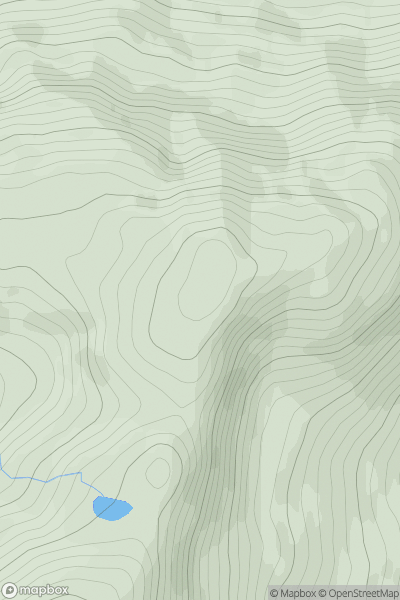 Thumbnail image for Fraochaidh NE Top showing contour plot for surrounding peak