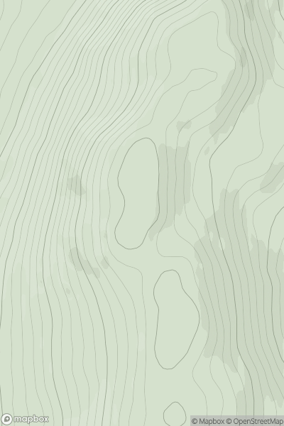 Thumbnail image for Meall Cos Charnan showing contour plot for surrounding peak