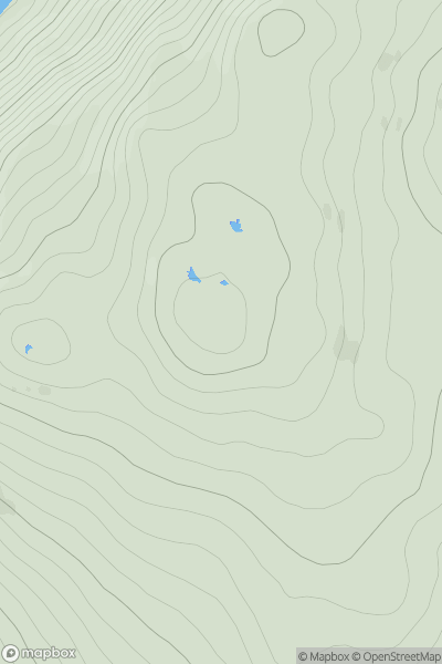 Thumbnail image for Sron a' Chlaonaidh showing contour plot for surrounding peak