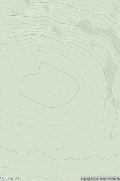 Thumbnail image for Drumcroy Hill showing contour plot for surrounding peak