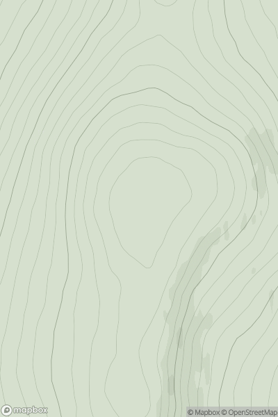 Thumbnail image for Cnapan nan Clach showing contour plot for surrounding peak