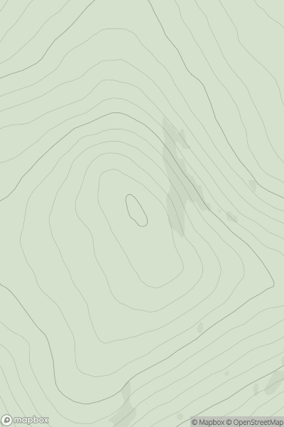Thumbnail image for Meall an Dubh-chadha showing contour plot for surrounding peak
