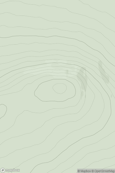 Thumbnail image for Cnapan Garbh showing contour plot for surrounding peak
