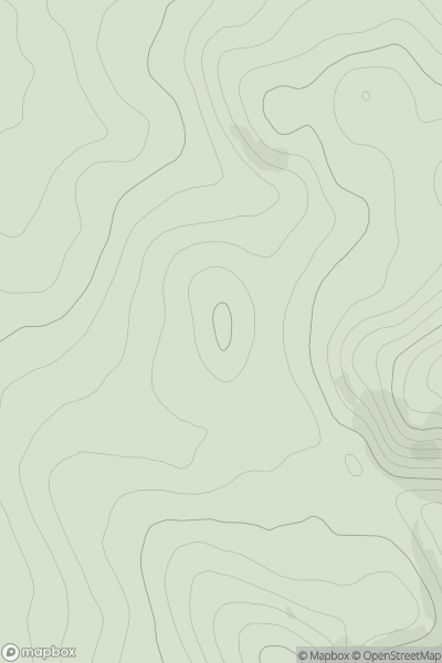 Thumbnail image for Carn Dallaig West Top showing contour plot for surrounding peak