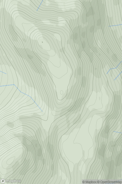 Thumbnail image for Stob Garbh SE Top showing contour plot for surrounding peak