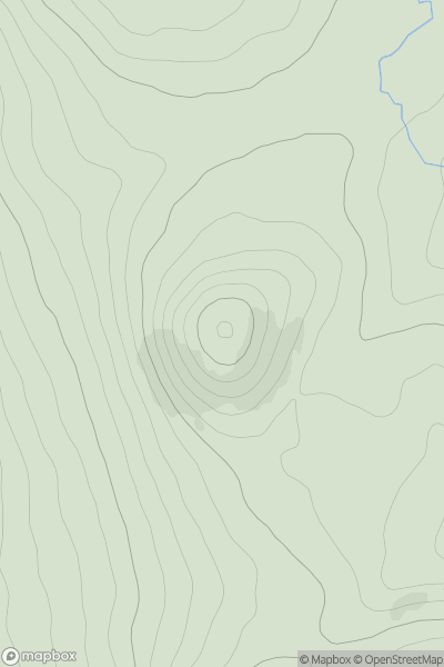 Thumbnail image for Crungie Clach showing contour plot for surrounding peak