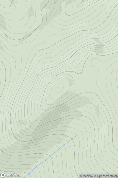 Thumbnail image for Millstone Cairn showing contour plot for surrounding peak