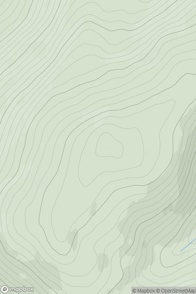 Thumbnail image for Carn nan Sgliat showing contour plot for surrounding peak