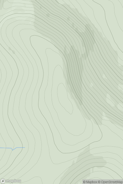Thumbnail image for Craigie Thieves showing contour plot for surrounding peak