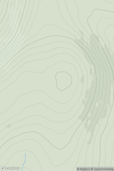 Thumbnail image for Hill of Gairney showing contour plot for surrounding peak