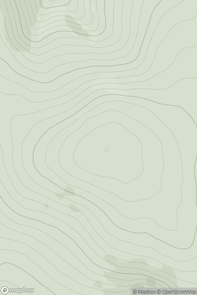 Thumbnail image for Hill of Cat showing contour plot for surrounding peak