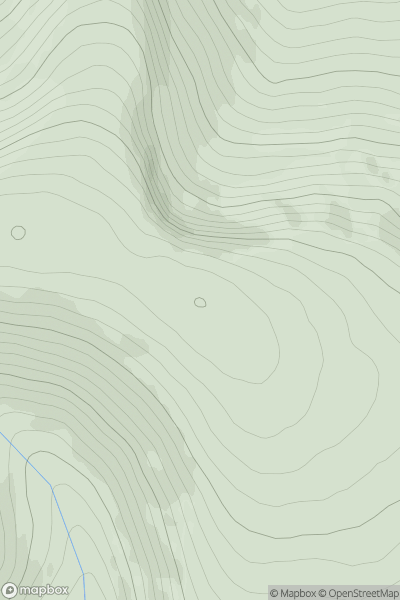 Thumbnail image for Druim Sgarsoch showing contour plot for surrounding peak