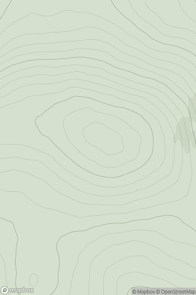 Thumbnail image for Cock Cairn showing contour plot for surrounding peak