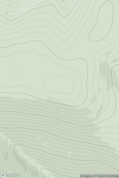 Thumbnail image for Hill of Glansie showing contour plot for surrounding peak