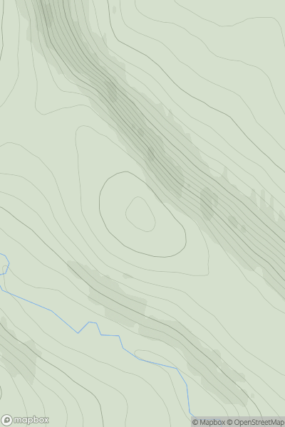 Thumbnail image for Craig Damff showing contour plot for surrounding peak