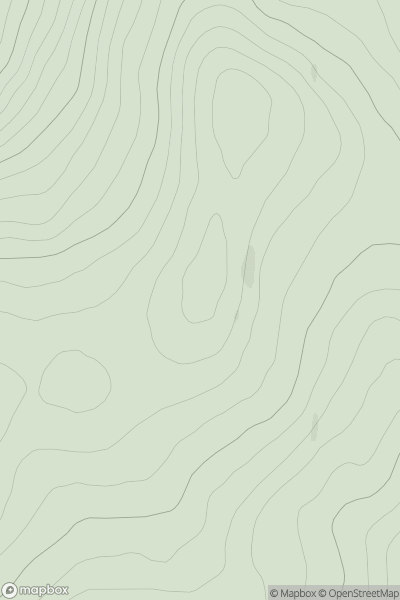Thumbnail image for Cairn Leuchan showing contour plot for surrounding peak