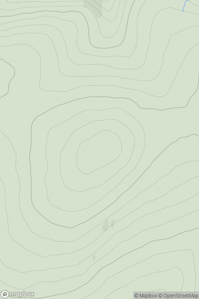 Thumbnail image for Cairn of Meadows showing contour plot for surrounding peak