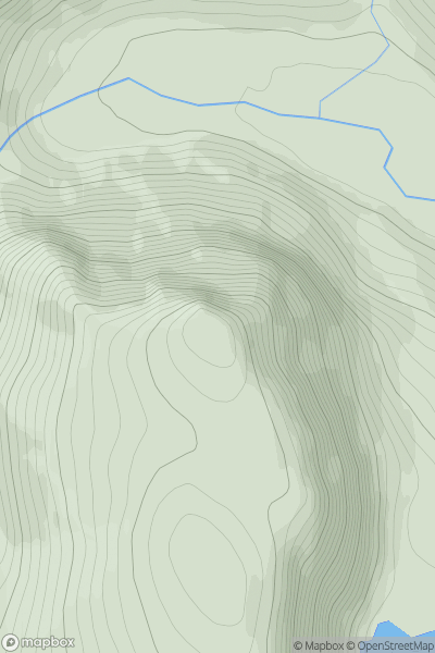 Thumbnail image for Craig Maskeldie showing contour plot for surrounding peak