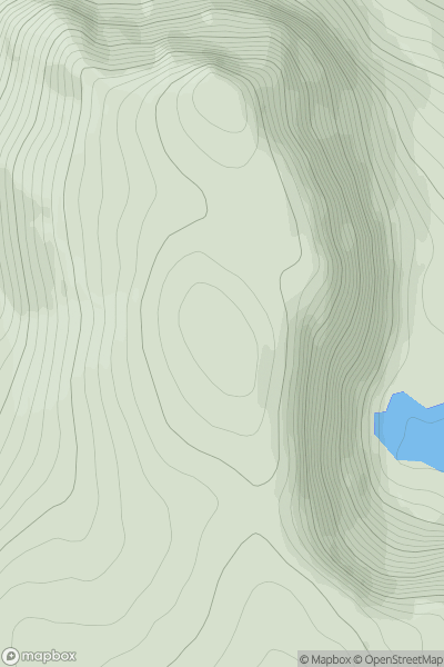 Thumbnail image for Craig Maskeldie South Top showing contour plot for surrounding peak