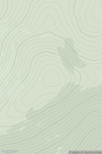 Thumbnail image for Cairn Caidloch showing contour plot for surrounding peak