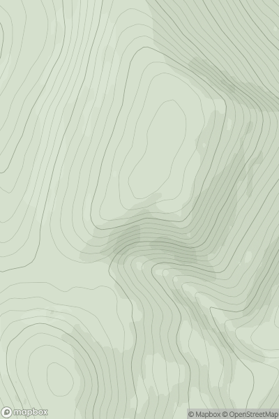 Thumbnail image for Stac na h-Iolaire showing contour plot for surrounding peak