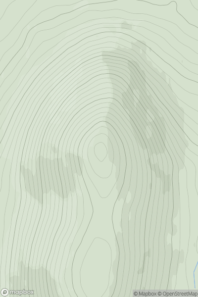 Thumbnail image for Carn Eilrig showing contour plot for surrounding peak