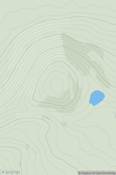 Thumbnail image for Airgiod-meall showing contour plot for surrounding peak