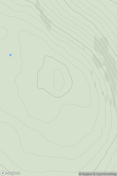 Thumbnail image for Cairn Geldie (Cnapan Or) showing contour plot for surrounding peak