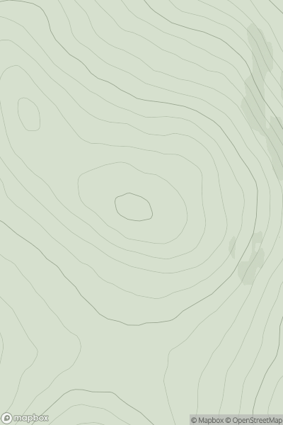 Thumbnail image for Carn Oighreag showing contour plot for surrounding peak