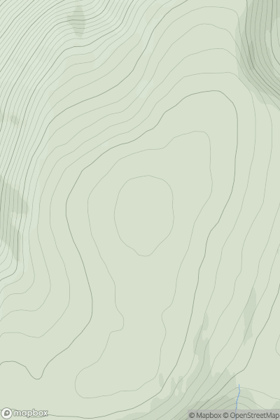 Thumbnail image for A' Chaoirnich (Maol Creag an Loch) showing contour plot for surrounding peak